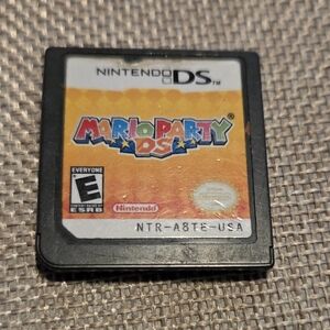 Nintendo DS Mario Party Game Cartridge - Black and Orange